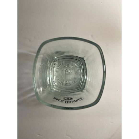 Jack Daniels Old No 7 Brand Lowball Whiskey Rocks Square Glass Weighted Tumbler - Picture 6 of 8
